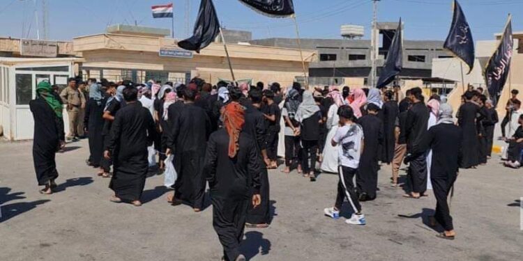 المثنى .. تظاهرة تطالب بتوفير المياه