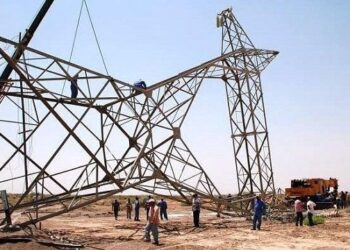 الاعلان عن المباشرة بإعادة بناء أبراج نقل الطاقة المستهدفة