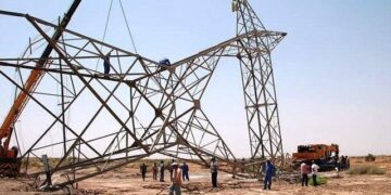 الاعلان عن المباشرة بإعادة بناء أبراج نقل الطاقة المستهدفة