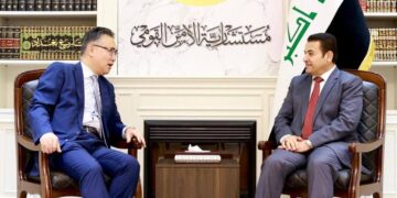 الأعرجي يستقبــل السفير الياباني
