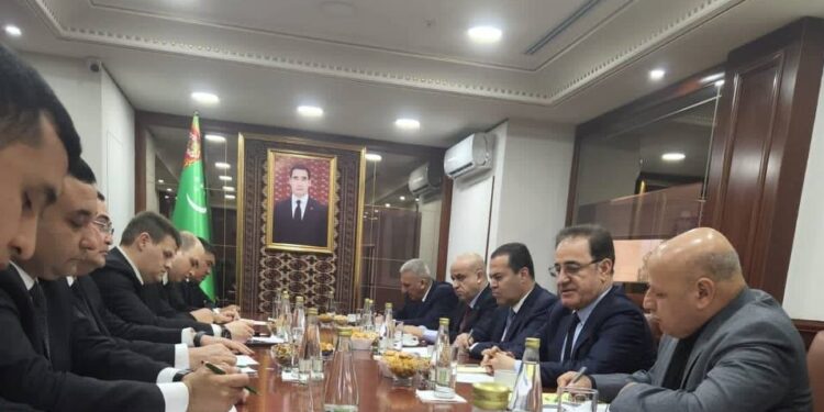 الاتفاق مبدئيا على استيراد الغاز بين (العراق وتركمانستان)