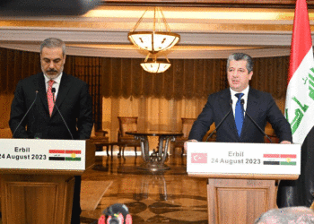 مؤتمر صحفي مشترك بين “رئيس حكومة الإقليم ووزير الخارجية التركي”