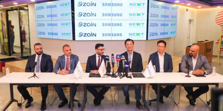 توقيع اتفاقية بين سامسونغ و زين العراق