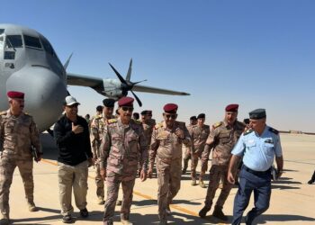 وفد أمني عراقي رفيع يصل قاعدة عين الأسد