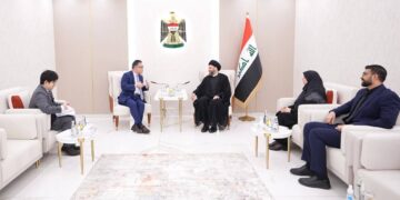 الحكيم يستقبــل السفيـــر الياباني