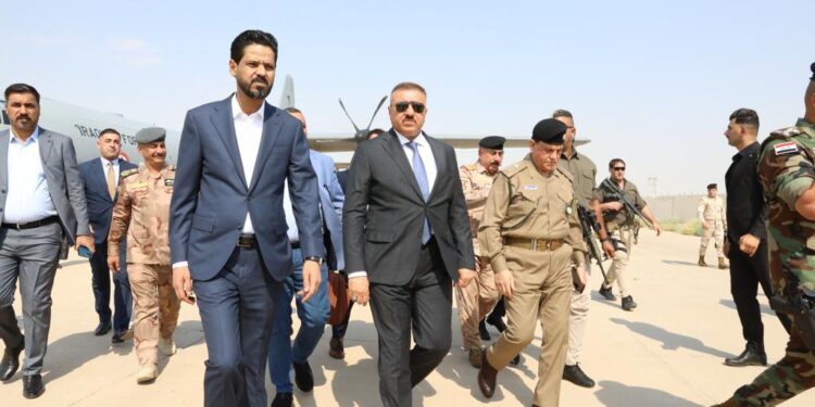 اللجنه العليا لتأمين الزيارة الأربعينية تصل الى ذي قار