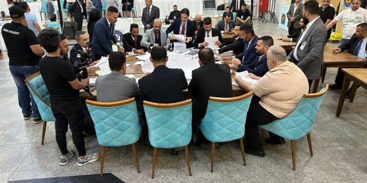 بالفيديو و الصور .. انتخابات نادي الصيد العراقي ،، البدء بالتهيئة لفرز الاصوات