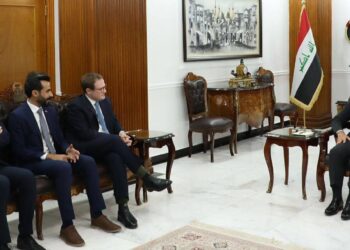رئيس مجلس القضاء الأعلى يستقبل وزير الدولة لشؤون الأمن البريطاني