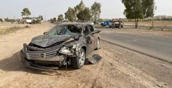 ذي قار .. مصرع ضابط برتبة لواء في وزارة الداخلية بحادث سير