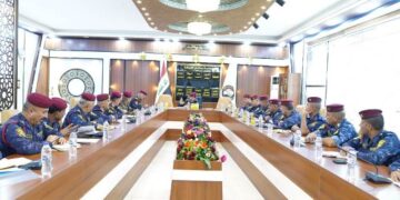 قائد قوات الشرطة الاتحادية بزيارة تفقدية لمقر الفرقة الاولى في بغداد