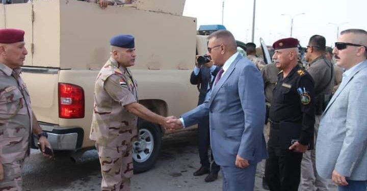 وزير الداخلية و قائد عمليات بغداد  يتفقدون الإجراءات الأمنية المتخذة لحماية الطرق التي يسلكها زوار ألاربعينية