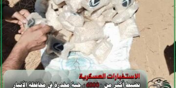 الانبار .. ضبط اكثر من ( 6000 ) حبة مخدرة في محافظة الانبار