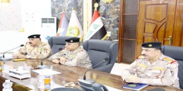 قيادة القوات البرية تعقد مؤتمرها الخاص بـ”خطة تأمين الحماية للزيارة الأربعينية”