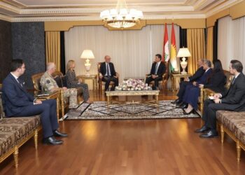 نيجيرفان بارزاني يلتقي السفير البريطاني