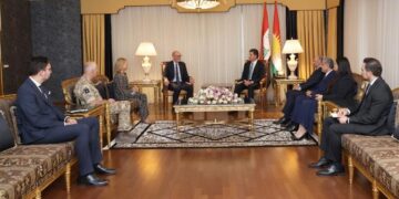 نيجيرفان بارزاني يلتقي السفير البريطاني