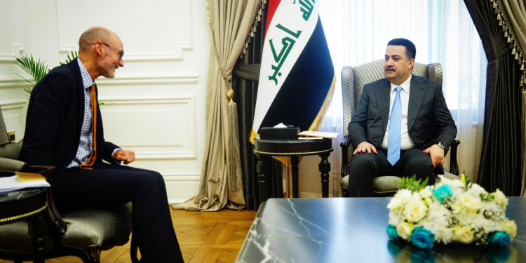 السوداني يستقبل السفير البريطاني