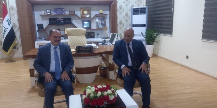 نقيب الصحفيين العراقيين مؤيد اللامي يصل الى كربلاء