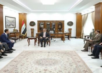 فائق زيدان يستقبل وفد بعثة حقوق الانسان في الاتحاد البرلماني الدولي