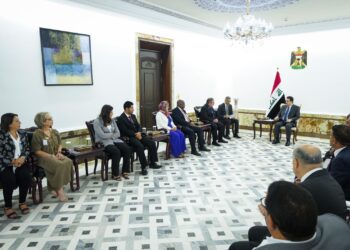 السوداني يستقبل وفد منظمة التربية الدولية