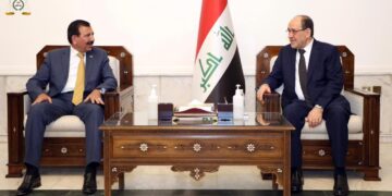 المالكي يستقبل نائب رئيس مجلس النواب الاردني