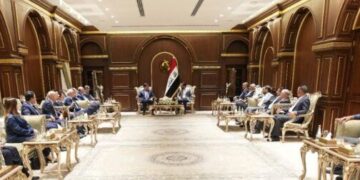 الحلبوسي يستقبل وفد من الحزب الديمقراطي الكردستاني