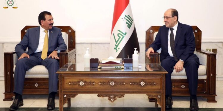 المالكي يستقبل نائب رئيس مجلس النواب الاردني