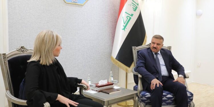 وزير الداخلية يستقبــل بلاسخارت