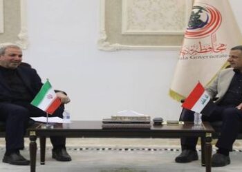 محافظ ديالى يستقبل السفير الايراني