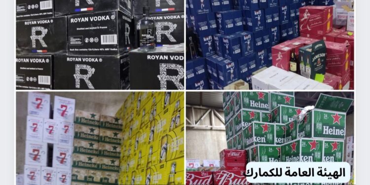 بغداد .. قوة امنية مشتركة تداهم مخزنا للمشروبات الكحولية