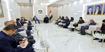 الحكيم يستقبل وفد نيابي اردني