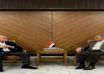 رئيس مجلس القضاء الاعلى يستقبل رئيس الجمهورية السابق