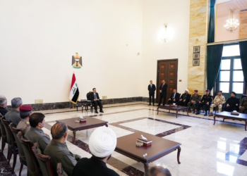السوداني يلتقي قادة الصنوف والآمرين من القوات المسلّحة الذين شاركوا في معارك تحرير نينوى والانتصار على داعش