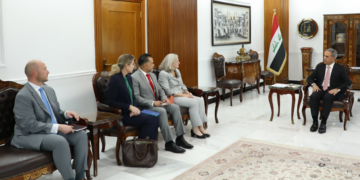 زيدان يبحث مع السفيرة الأميركية (التعاون القضائي والقانوني بين البلدين)