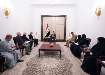 السوداني يستقبل أعضاء منظمة ضحايا سبايكر