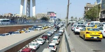 اختناقات مرورية في بغداد