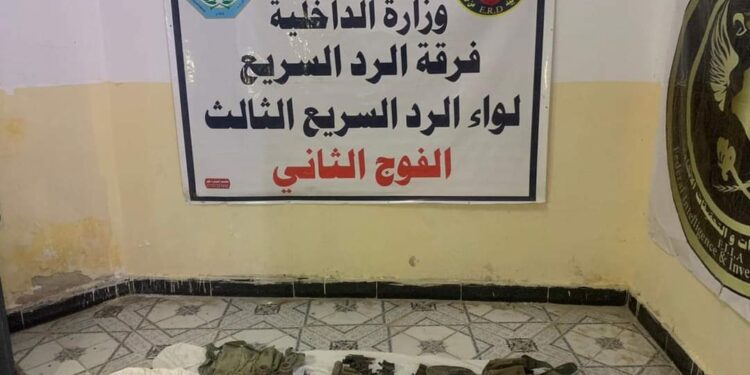 اعلان نتائج عملية أمنية في ديالى