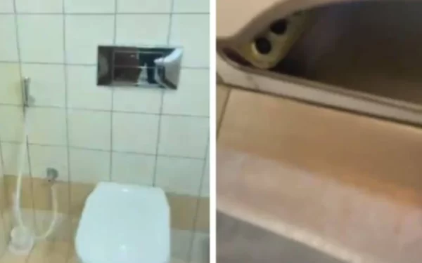 الكويت .. كاميرا داخل حمام للنساء في احد البنوك