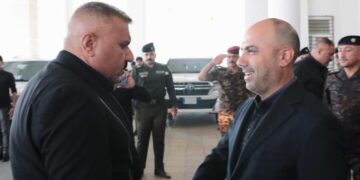 وزير الداخلية يصل الى النجف