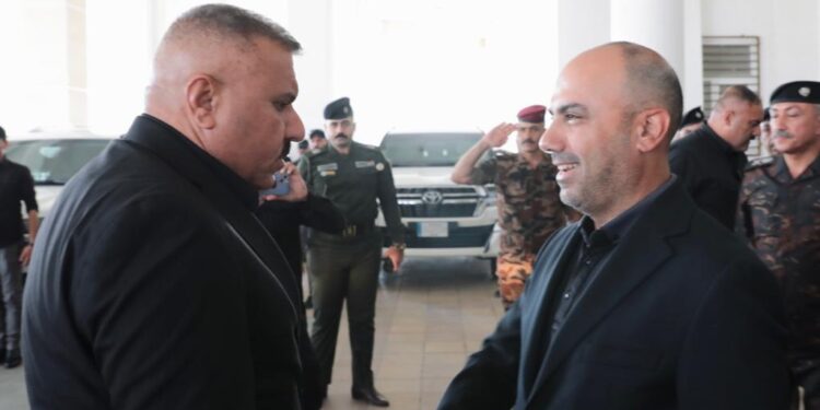 وزير الداخلية يصل الى النجف