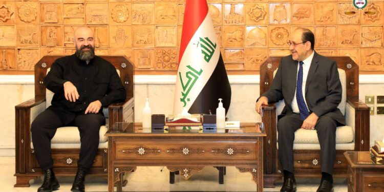 المالكي يستقبل بافل طالباني والوفد المرافق له