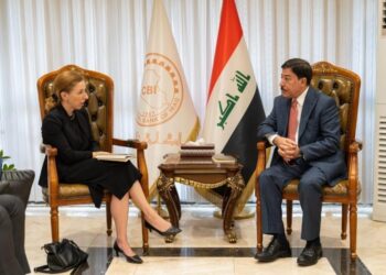 محافظ البنك المركزي يستقبل مساعدة وزير الخزانة الأمريكية إلزابيث روزنبرغ