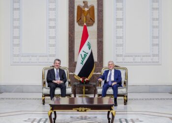 رئيس الجمهورية يستقبل رئيس حكومة اقليم كردستان
