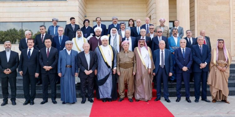 بارزاني يؤكد على مكونات كركوك الالتــزام بـ”الحوار والقانون”