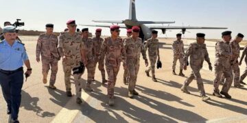 وفد امني برئاسة يار الله يصل الى القائم