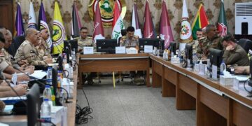 يار الله والمحمداوي يصلان قاطع عمليات غرب نينوى وقيادة حدود المنطقة السادسة