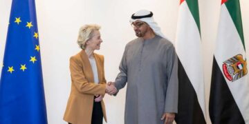 رئيس الإمارات يستقبل رئيسة المفوضية الأوروبية