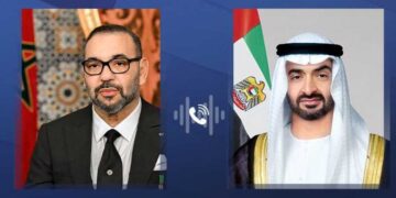 رئيس دولة الإمارات يعزي هاتفيا ملك المغرب بضحايا الزلزال