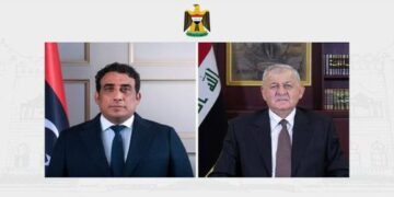 رئيس الجمهورية يبعث رسالة تعزية إلى رئيس المجلس الرئاسي الليبي ويؤكد تضامن العراق مع أشقائه في ليبيا