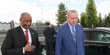 بلقاء مغلق.. البرهان واردوغان يبحثان اخر تطورات الازمة السودانية