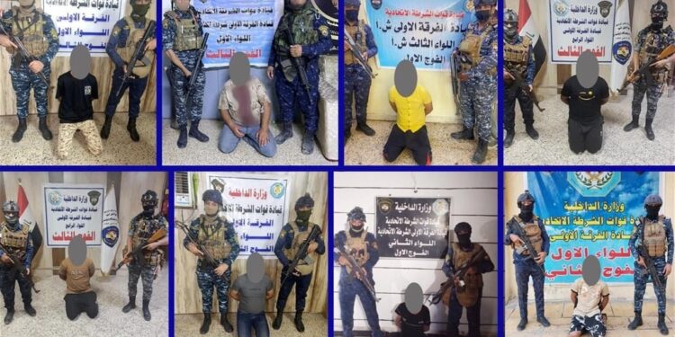 بقضايا مختلفة.. القبض على 18 متهماً في بغداد